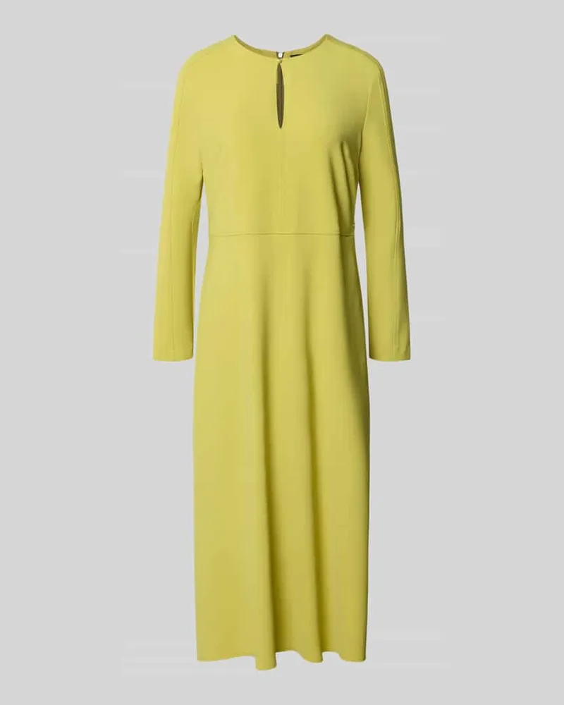 Marc Cain Midikleid mit Schlüsselloch-Ausschnitt Apfel