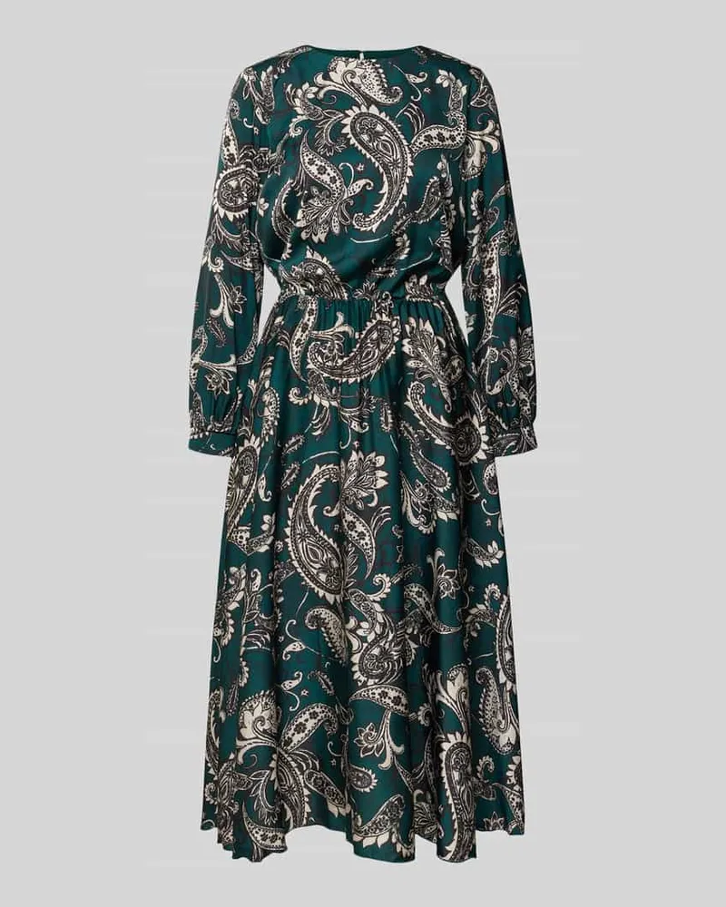 Rinascimento Cocktailkleid mit Rundhalsausschnitt Gruen