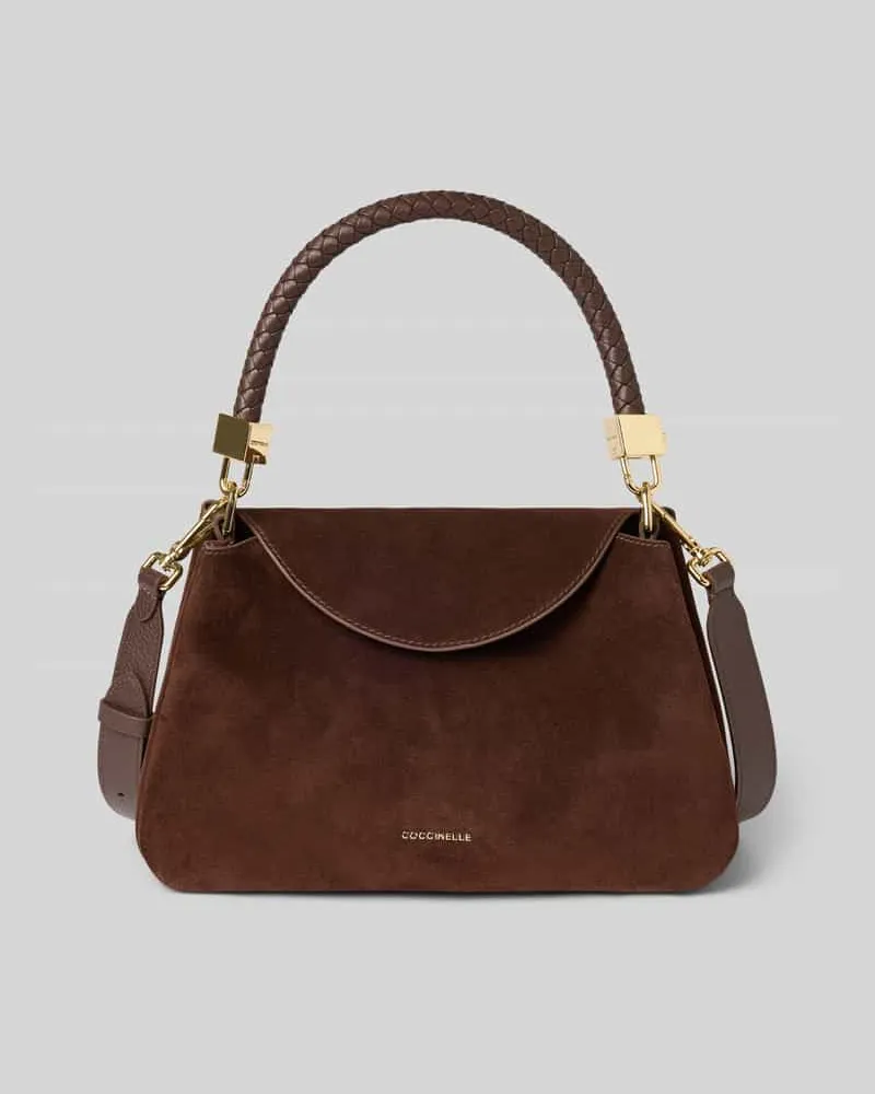 Coccinelle Handtasche aus echtem Leder Modell 'TIGGY Dunkelbraun