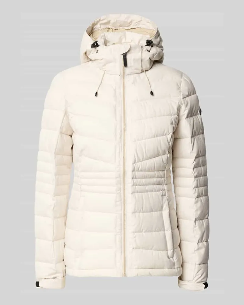 G.I.G.A. DX Jacke mit Kapuze und Label-Patch Modell Offwhite