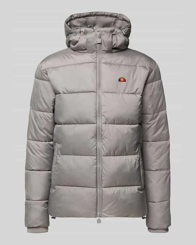 Ellesse Regular Fit Steppjacke mit Logo-Stitching Modell 'Paddero Taupe