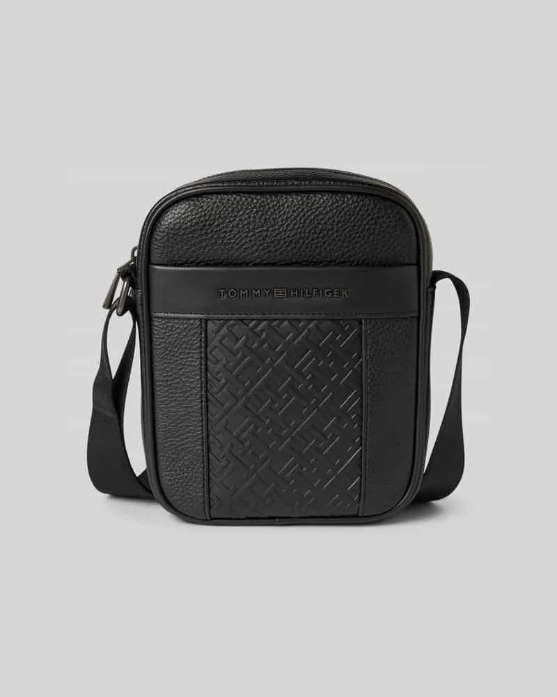 Tommy Hilfiger UmhäNgetasche Mit Strukturmuster Black