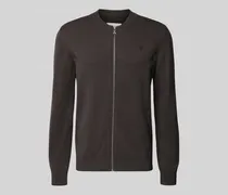 Regular Fit Strickjacke aus reiner Bio-Baumwolle Modell 'AGAAMON