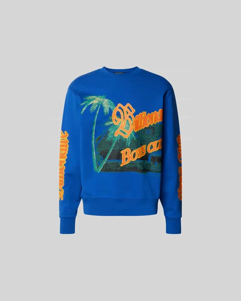 Billionaire Boys Club Sweatshirt mit Rundhalsausschnitt Sky