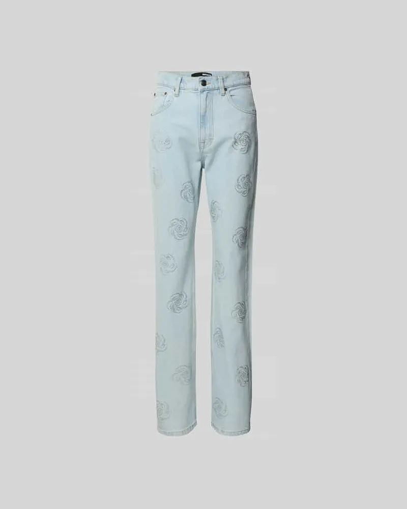ROTATE Birger Christensen Jeans mit 5-Pocket-Design Hellblau