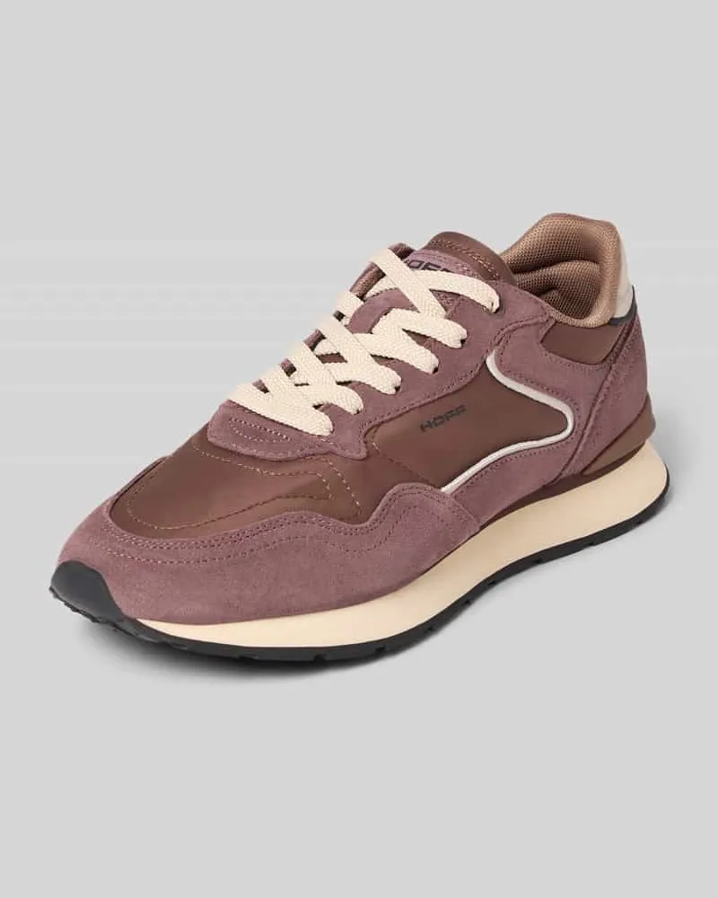 HOFF Sneaker aus Leder-Mix Modell 'City Violett