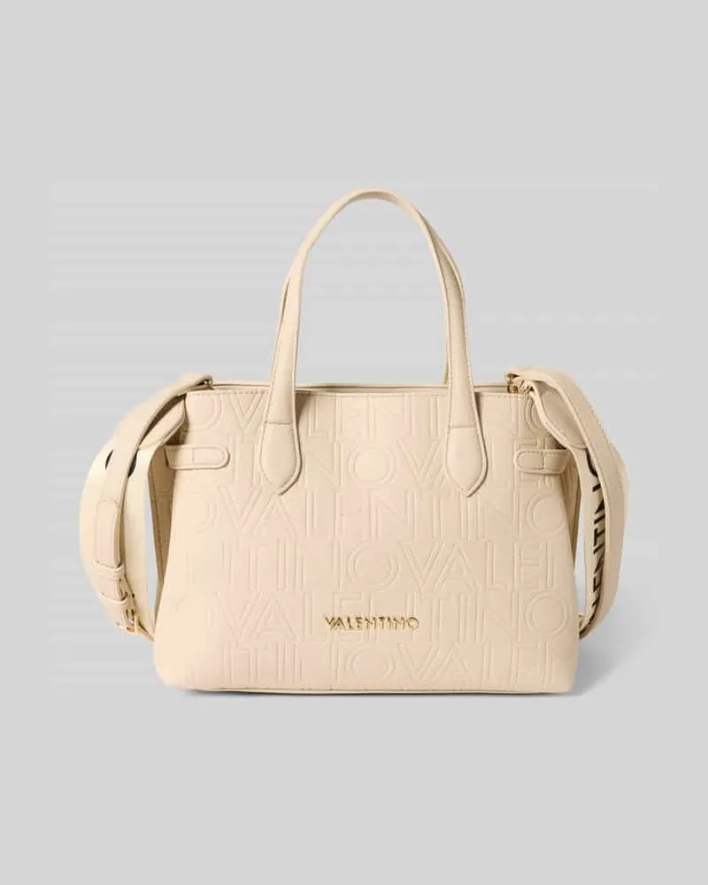 Valentino Garavani Handtasche mit Logo-Muster Modell 'PANSY Ecru
