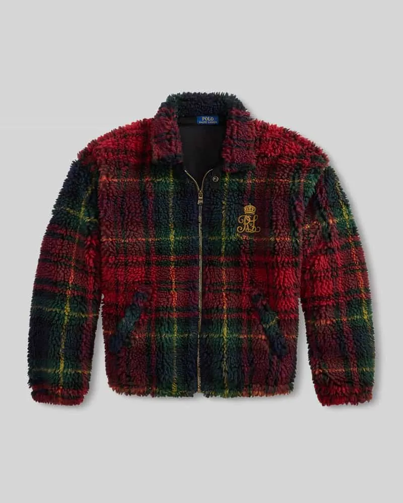 Ralph Lauren Sweatjacke mit Logo-Stickerei Rot