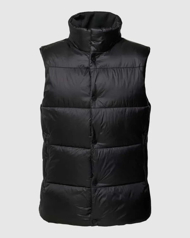 cinque Steppweste mit Stehkragen Modell 'Connect Black