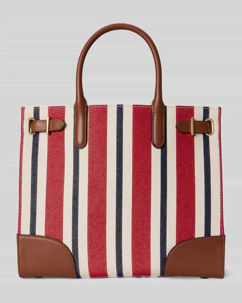 Ralph Lauren Shopper im Streifen-Design Rot