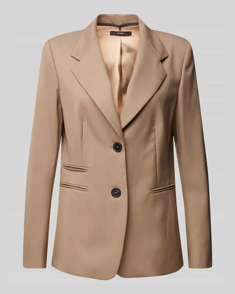 windsor. Regular Fit Blazer aus reiner Schurwolle Hellbraun