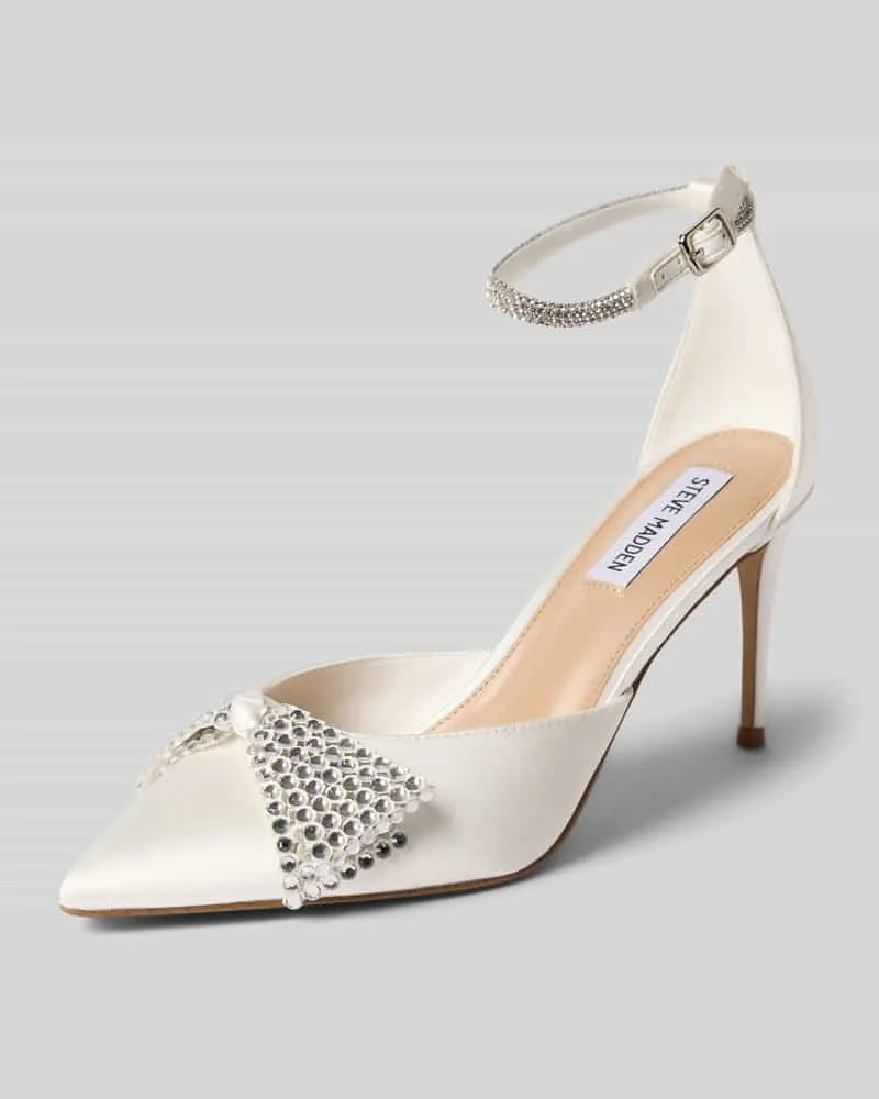 Steve Madden Brautschuhe mit Strasssteinen Modell 'Last Dance Ecru