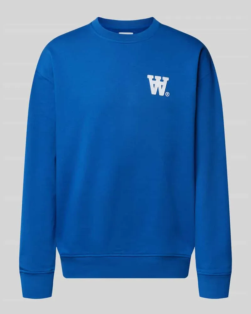 Wood Wood Sweatshirt mit Logo-Badge Modell 'Noel Royal