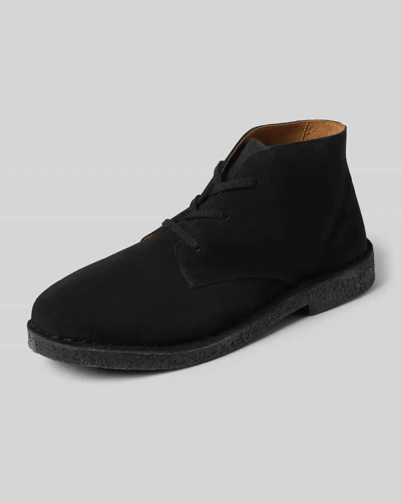 Selected Homme Boots aus Rindsvelours Modell 'RICCO Black