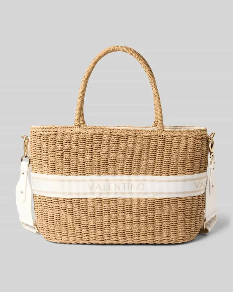 Valentino Bags Handtasche mit Label-Detail Modell 'BOHO Ecru
