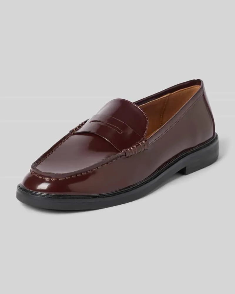 Steve Madden Loafer mit Schaftbrücke Modell 'Adison Bordeaux