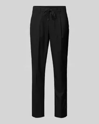 Selected Homme Tapered Fit Stoffhose mit Bundfalten Modell 'LEROY Black