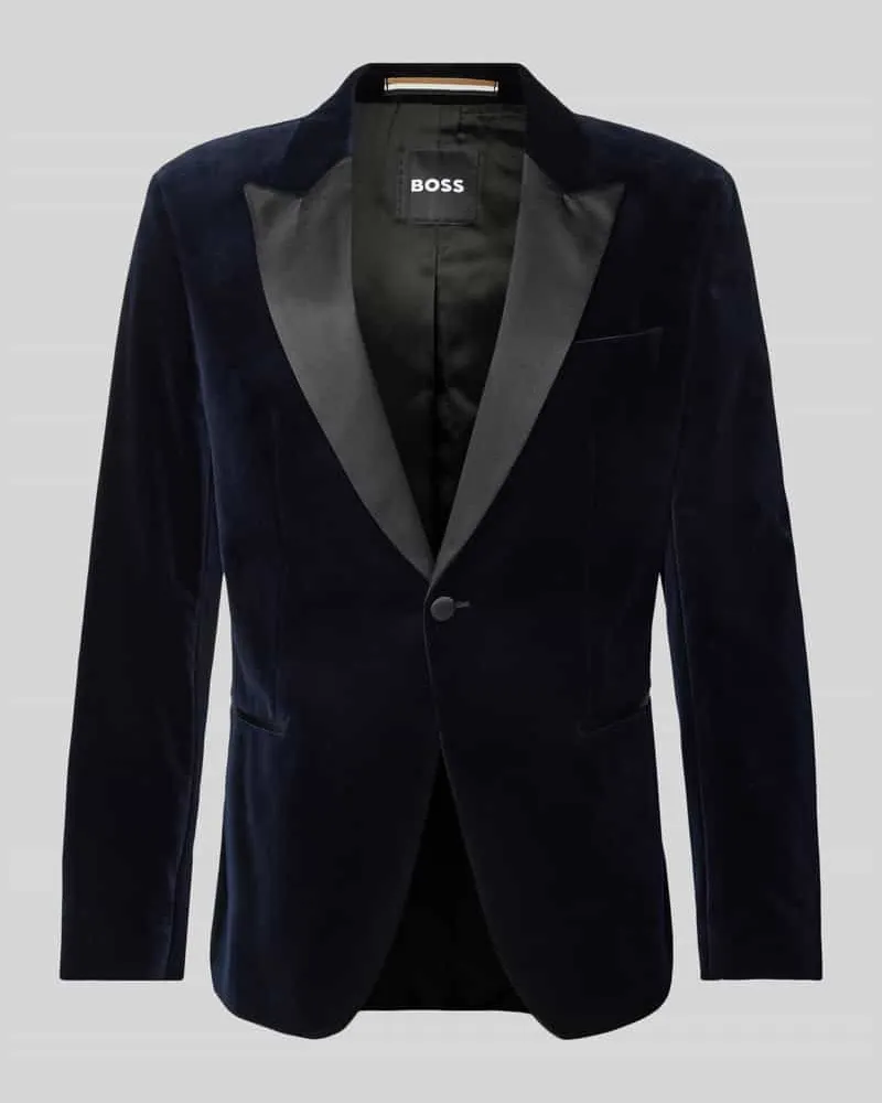 HUGO BOSS Leicht taillierter Smoking aus reiner Baumwolle Modell 'Hutson Marine