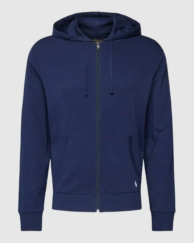 Ralph Lauren Sweatjacke mit Label-Stitching Marine