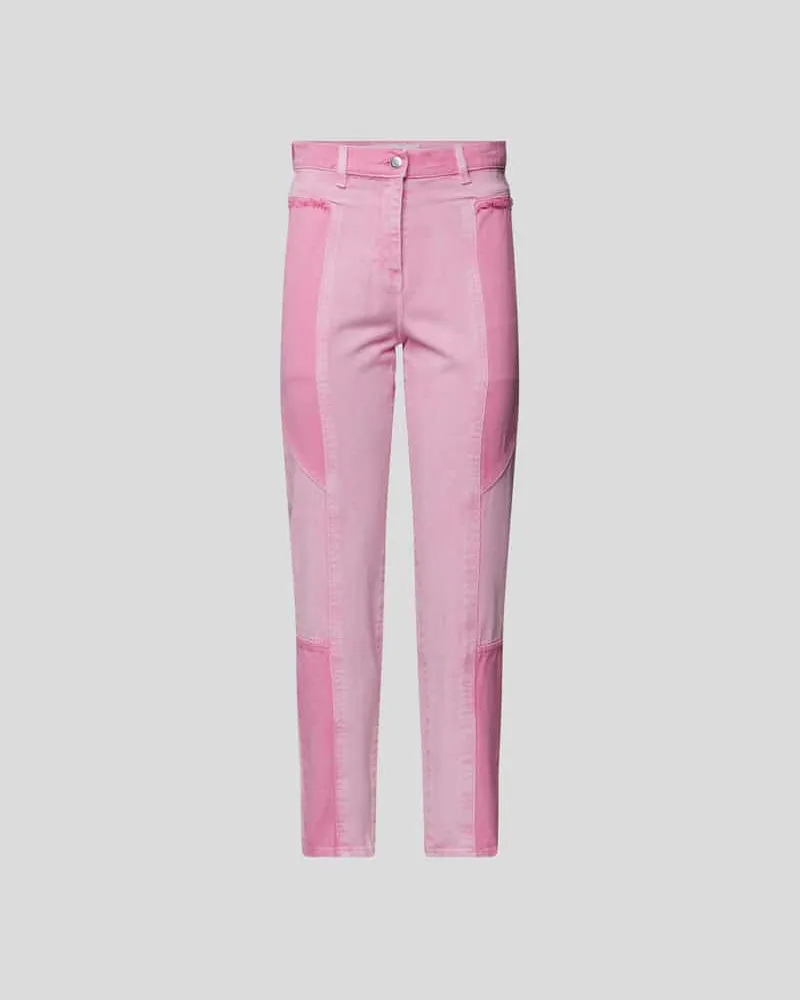 IRO High Waist Jeans im Straight Fit Pink