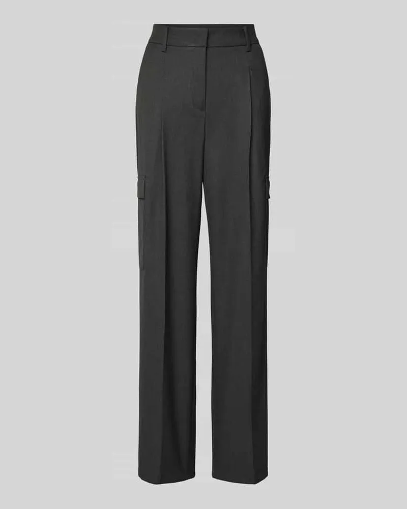 Cambio Hose mit Bundfalten Modell 'AMELIE Dunkelgrau