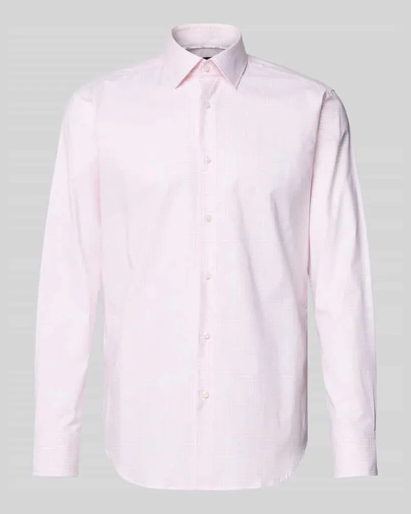 HUGO BOSS Regular Fit Businesshemd in Premiumqualität Modell 'JOE Rosa