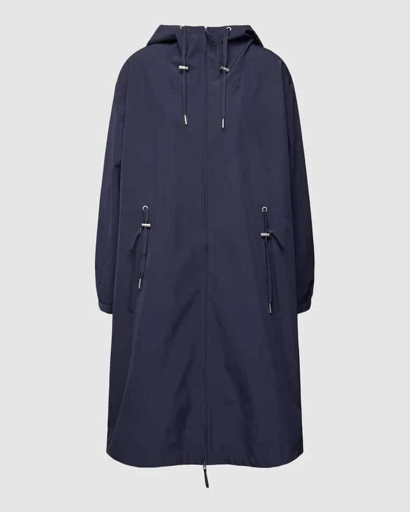 Armani Exchange Mantel mit Kapuze Dunkelblau