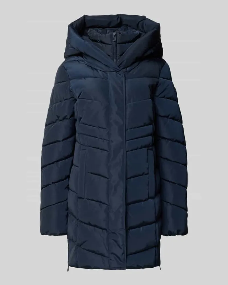 Tom Tailor Regular Fit Steppmantel mit Kapuze Marine
