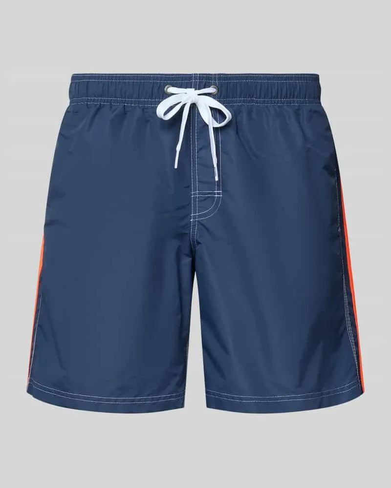 Sundek Badehose mit elastischem Bund Modell 'UNI SHORTS NEON Marine