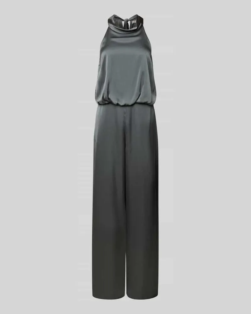 Vera Mont Jumpsuit mit Neckholder Anthrazit