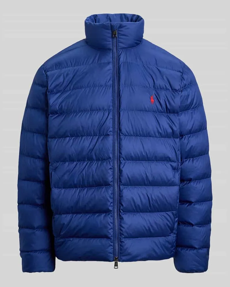 Ralph Lauren Regular Fit Steppjacke mit Logo-Stitching Blau