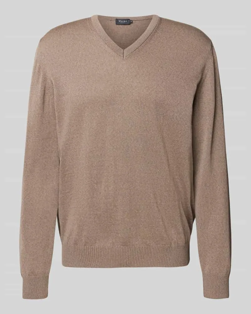 Maerz Strickpullover mit V-Ausschnitt Hazel