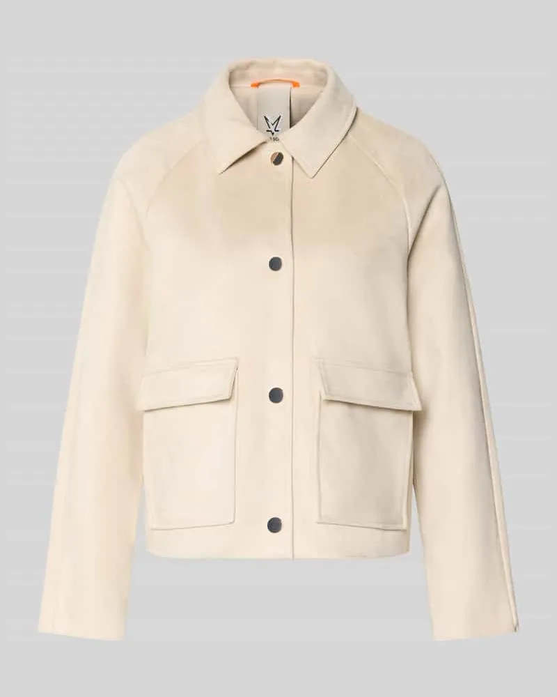 Fuchs Schmitt Jacke mit Umlegekragen und Pattentaschen Beige