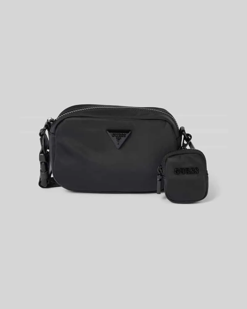 Guess Umhängetasche mit Label-Details Modell 'LATONA Black