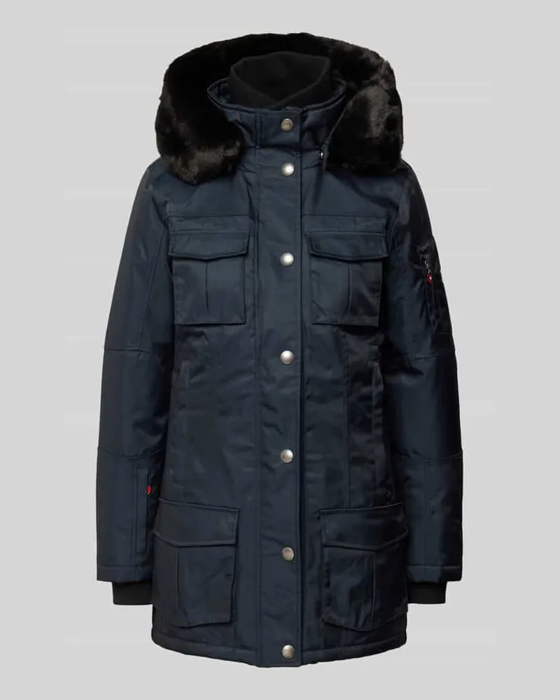 Wellensteyn Shaped Fit Funktionsjacke mit Stehkragen Modell 'SCHNEEZAUBER Marine
