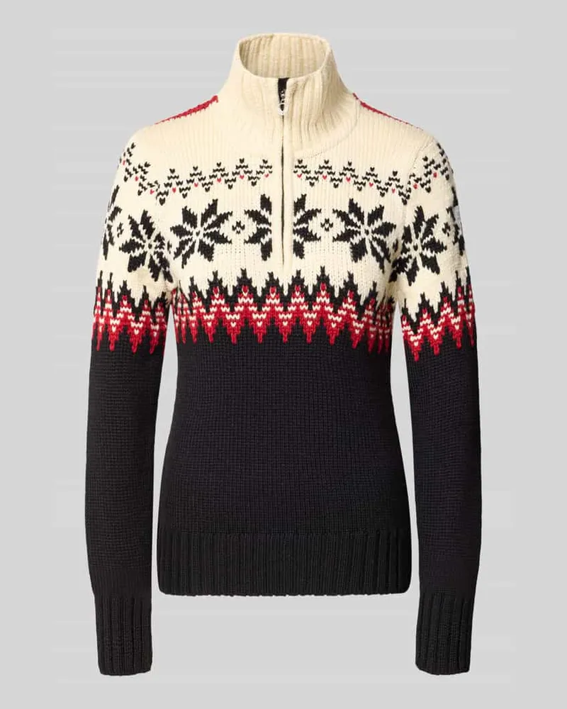 Dale of Norway Troyer aus Woll-Mix mit Stehkragen Modell 'Myking Black