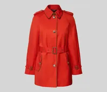 Trenchcoat mit Schulterriegeln und Gürtel