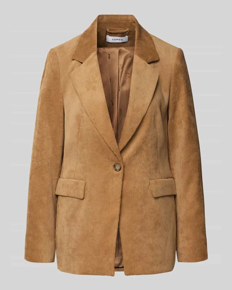 COMMA Blazer mit Reverskragen Camel