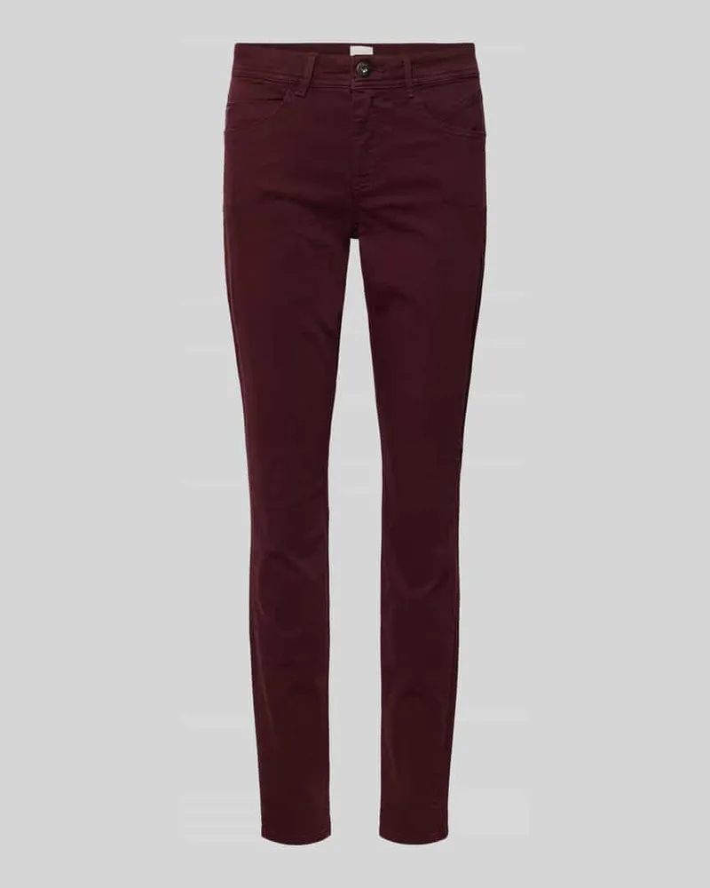 Brax Skinny Fit Jeans mit 5-Pocket-Design Modell 'SHAKIRA Bordeaux