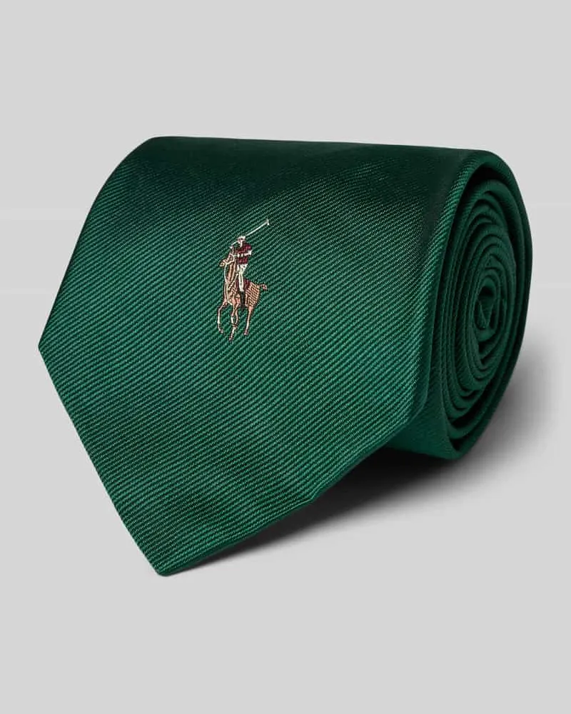 Ralph Lauren Seidenkrawatte mit Logo-Stitching Bottle