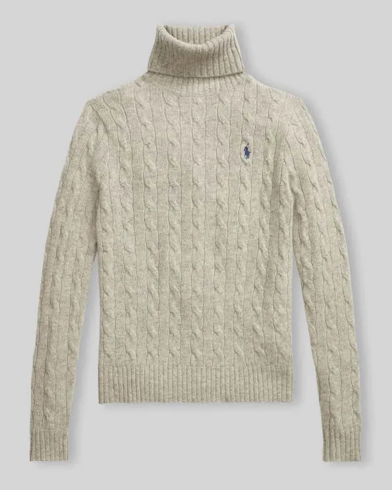 Ralph Lauren Kaschmirpullover mit Rollkragen Beige