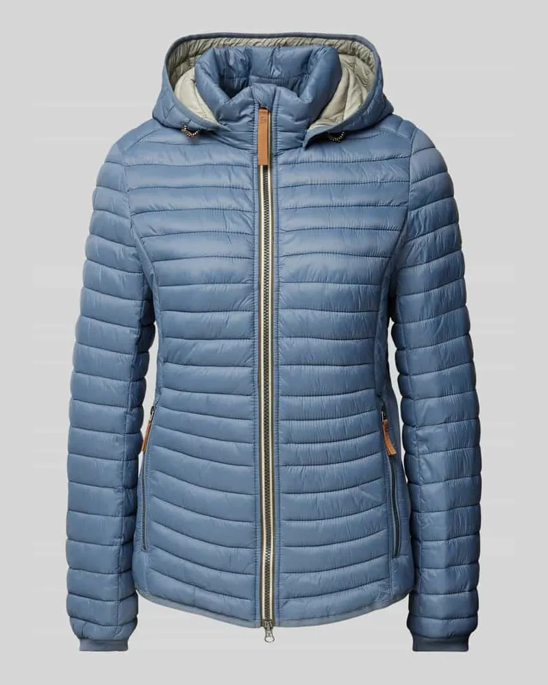 Camel Active Steppjacke mit Zweiwege-Reißverschluss Hellblau