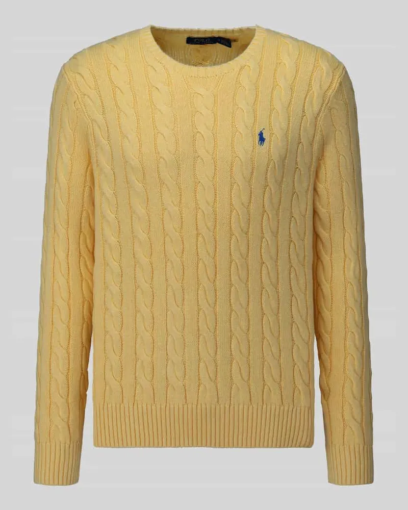 Ralph Lauren Pullover mit Logo-Stitching Gelb