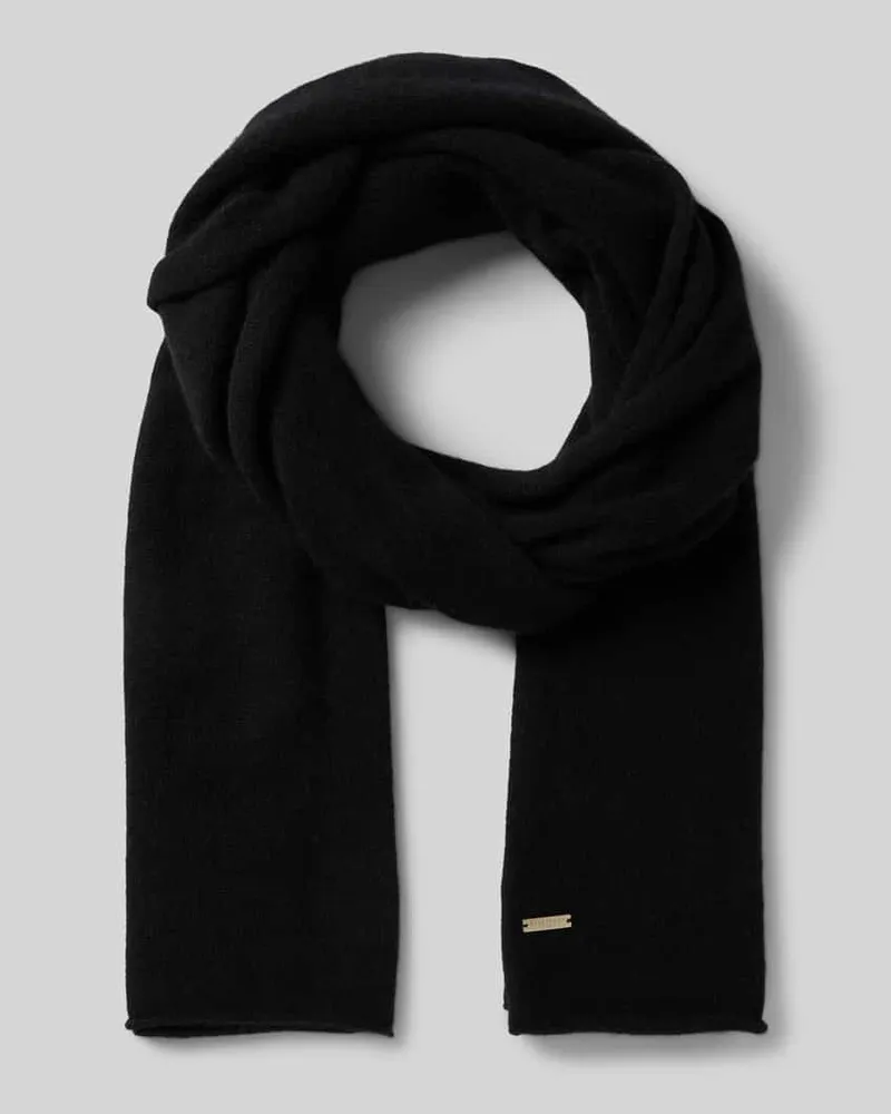 Seeberger Schal aus reinem Kaschmir Black