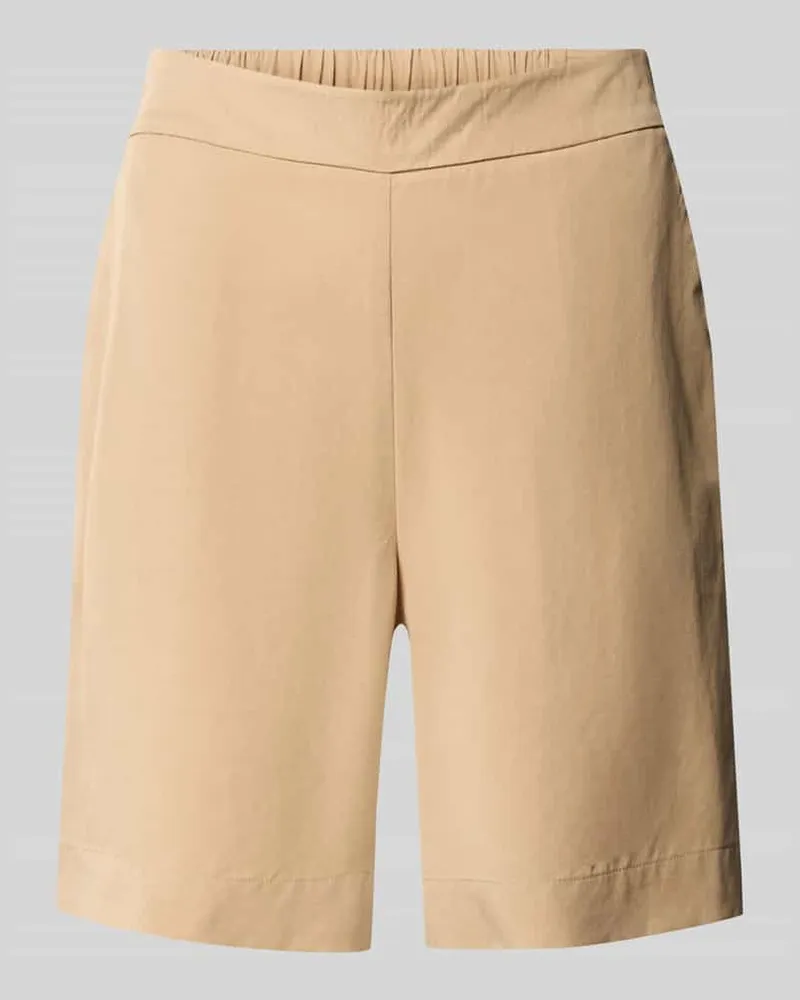 Marc O'Polo Straight Fit Shorts und Leinen-Anteil Sand