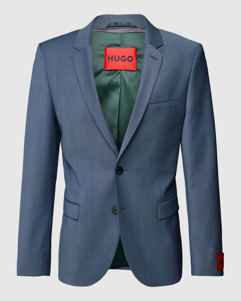 HUGO BOSS Regular Fit Sakko mit Reverskragen Modell 'Arti Dunkelblau