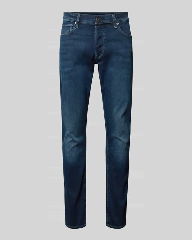 G-STAR RAW Slim Fit Jeans im 5-Pocket-Design Dunkelblau