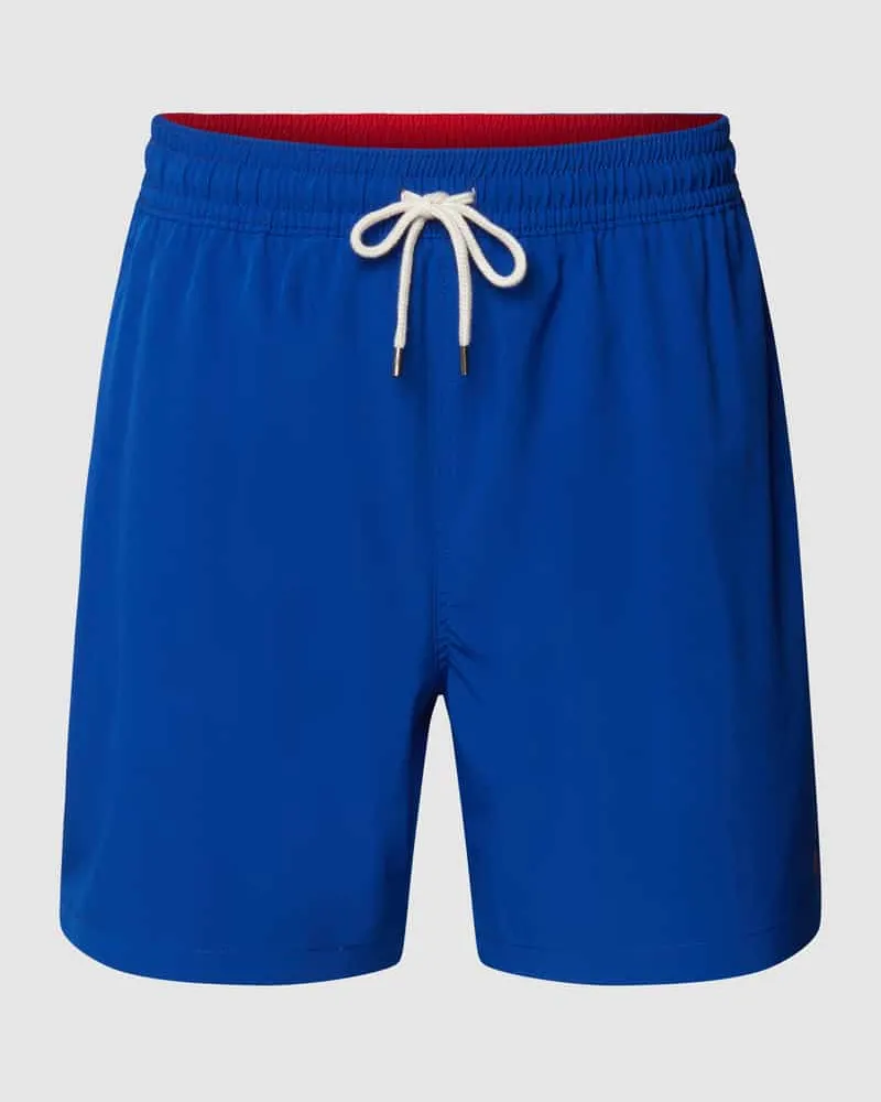 Ralph Lauren Badehose mit kontrastiven Details Royal