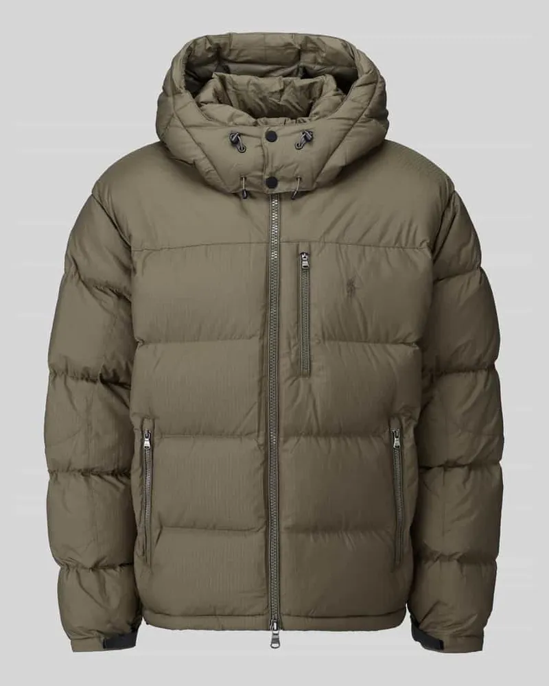 Ralph Lauren Steppjacke mit Zweiwege-Reißverschluss Oliv