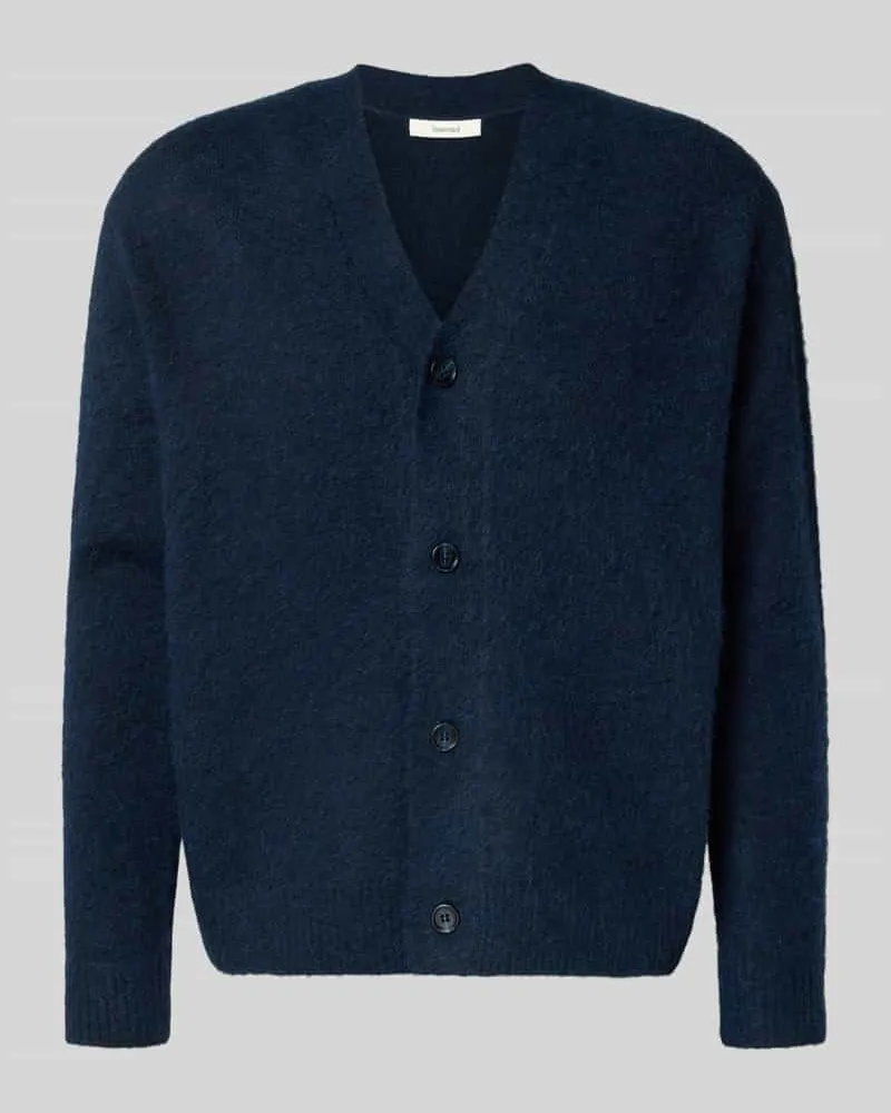 Selected Homme Relaxed Fit Strickjacke mit Alpaka-Woll-Anteil Modell 'RAI Marine